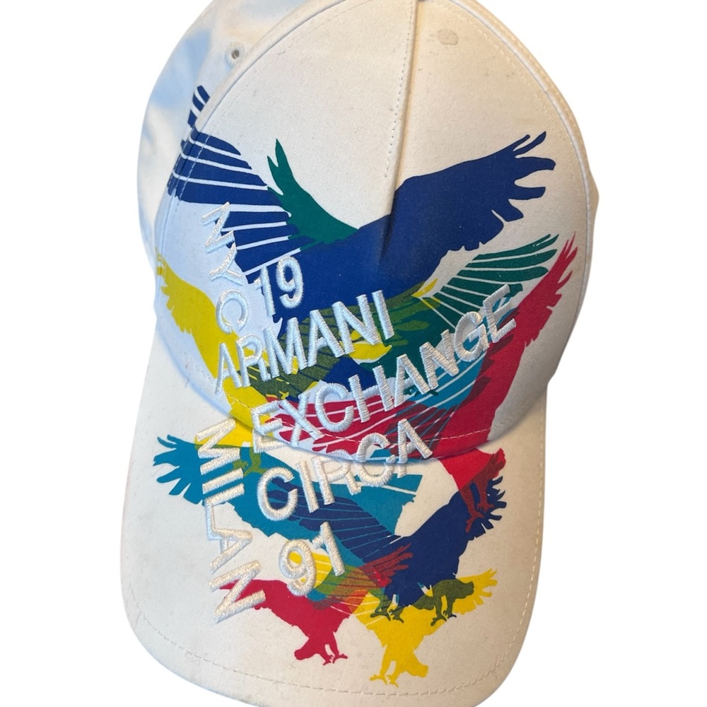 A/X Armani Exchange Colorful Eagle Cap